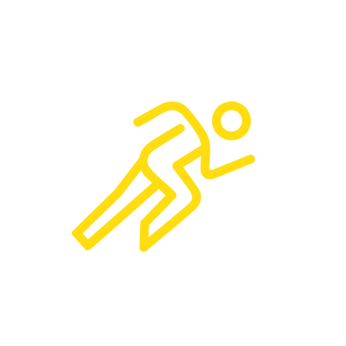 Leichtathletik Gelb